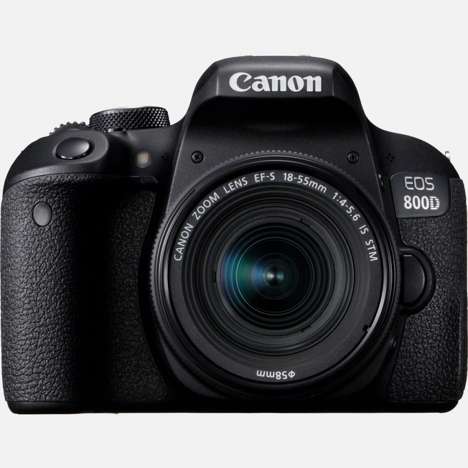 Camara digital reflex canon eos 800d 18 - 55 is stm new - cmos - 24.2mp - digic 7 - 45 puntos de enfoque - wifi - bluetooth - nfc