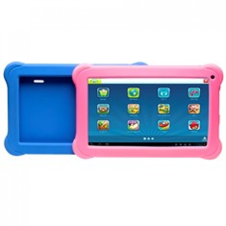Tablet denver 10.1pulgadas - wifi - 0.3mpx - 16gb rom - 1 gb ram - 4400mah para niños + fundas azul y rosa