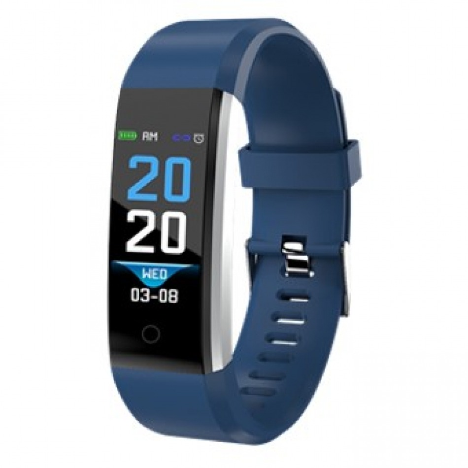 Pulsera reloj deportiva denver bfh - 16 0.96pulgadas azul - bluetooth - fitnessband