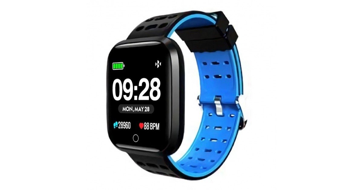 Reloj innjoo sport watch azul cuadrado 1.33pulgadas 512kb rom