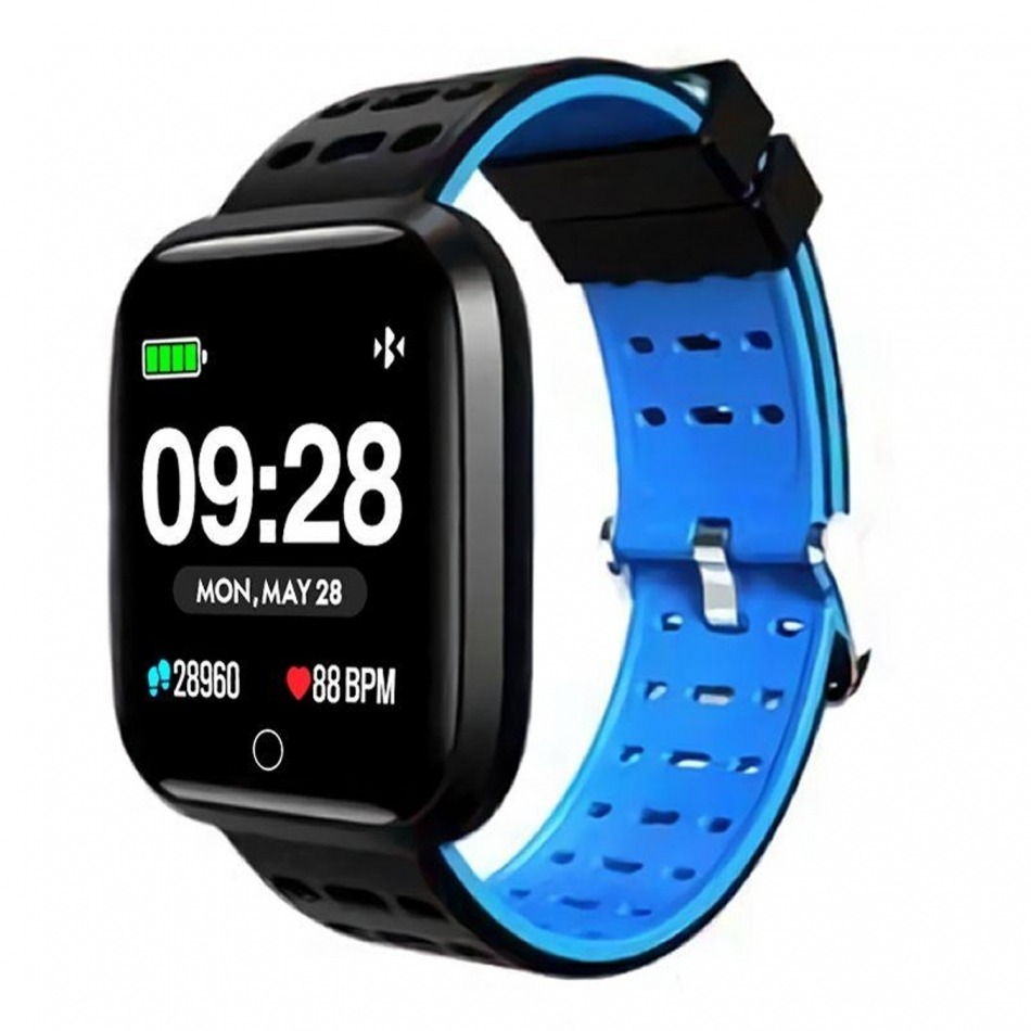 Reloj innjoo sport watch azul cuadrado - 1.33pulgadas - 512kb rom - 64kb ram - bluetooth 4.0