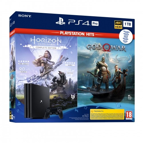 Consola sony ps4 slim 1tb + gow hits - hzd ce hits
