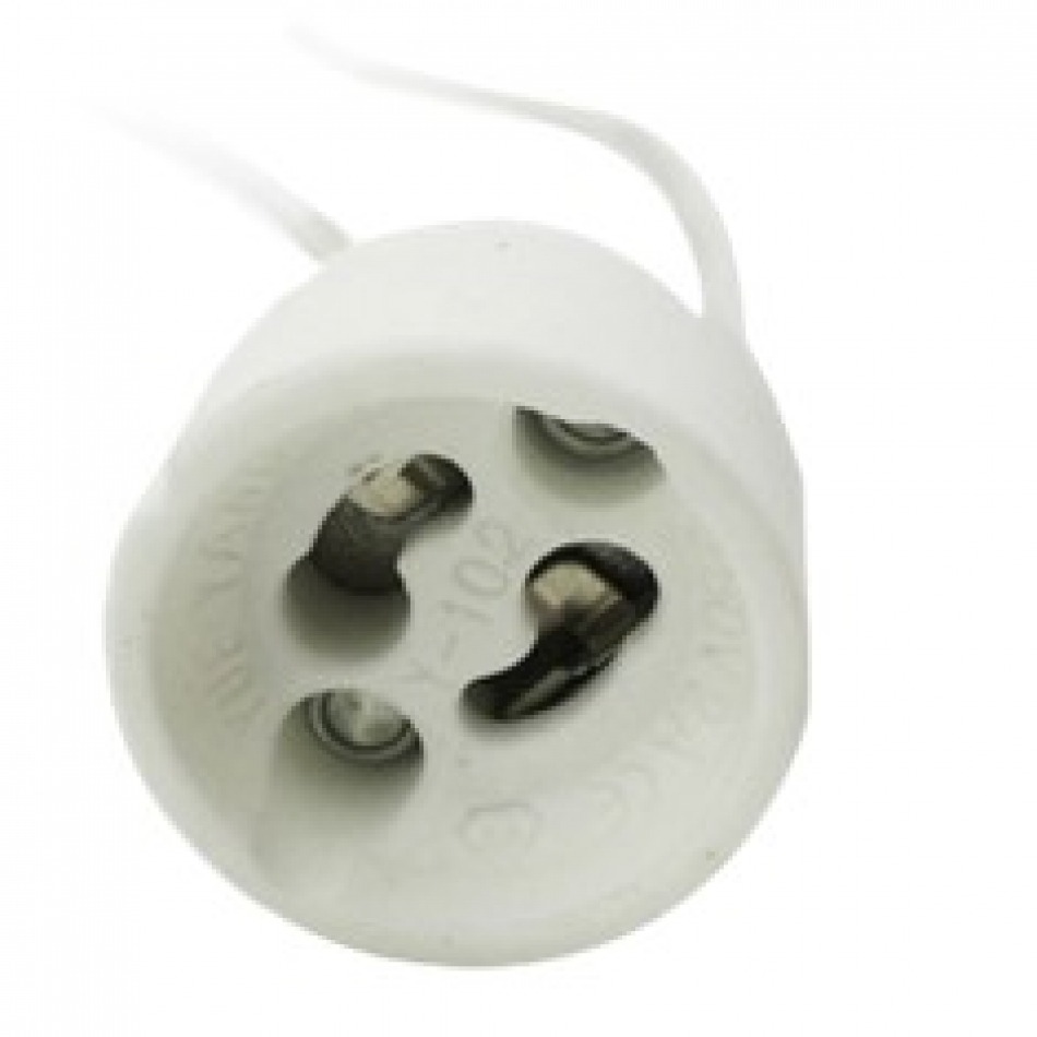 Porta lamparas silever electronic para gu10 230v 15 cm