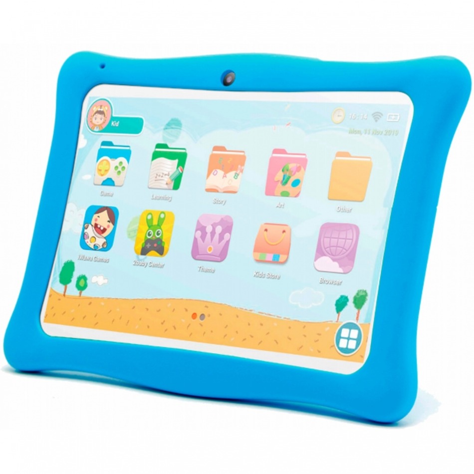 Tablet innjoo kids k101 10pulgadas - 3g - 16gb rom - 1gb ram - 4000 mah - 2mpx - 0.3mpx - quad core - azul