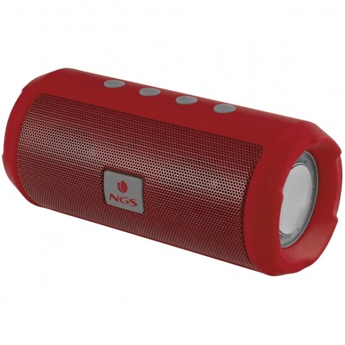 Altavoz portatil ngs roller tumbler red 6w - usb - micro sd - bluetooth - radio fm - bat 1200mah