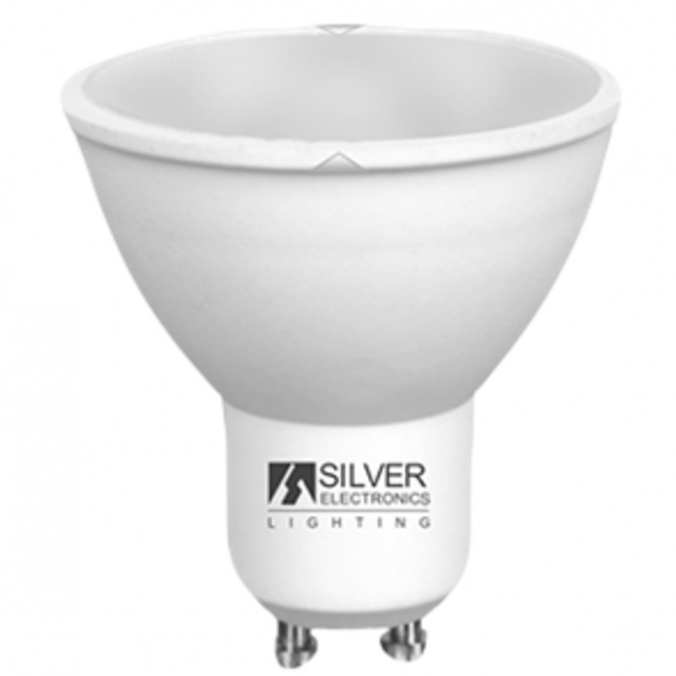 Bombilla led silver electronic eco - multi - led dicroica 4w=30w - gu10 - 3000k - 120º - 309 lm - luz calida - a+