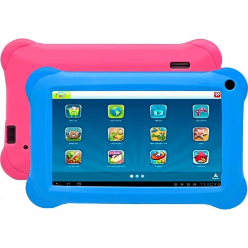 Tablet denver 7pulgadas taq - 70353 - wifi - 2mpx - 8gb rom - 1gb ram - 2400mah para niños + fundas azul y rosa
