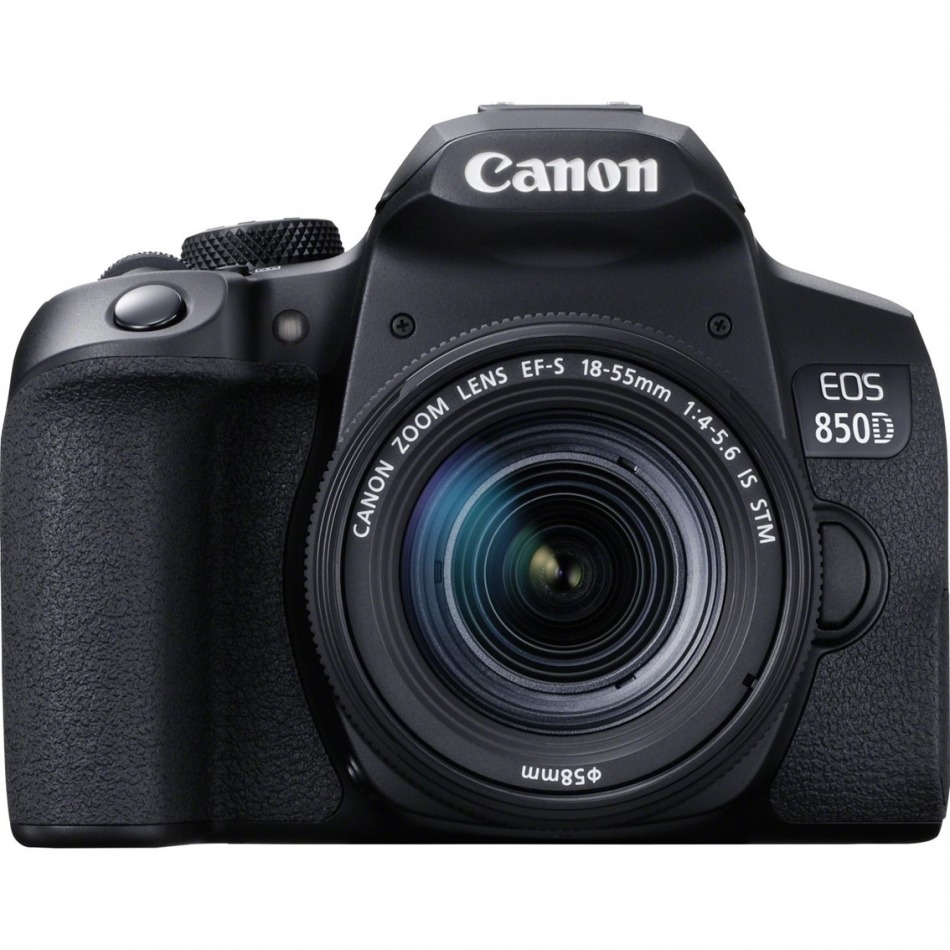 Camara digital canon eos 850d+ef - s 18 - 55mm is - 24.1mp - digic 8 - 45 puntos de enfoque - 4k - wifi - bluetooth