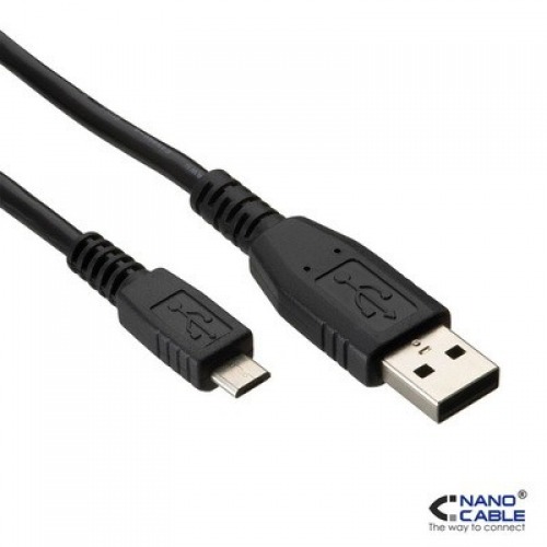 PowerGreen Cable USB 2.0 tipo M- Micro USB 5P 3 M