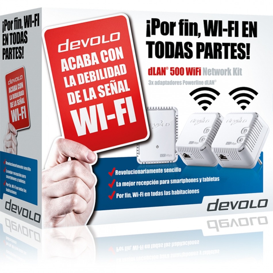 devolo dLAN 500 WiFi Network Kit PLC