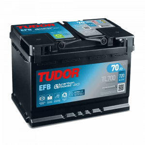 Batería para coche 70AH 720A Tudor