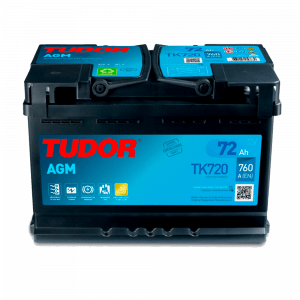 Batería para coche AGM 72AH 760A Tudor