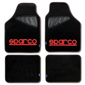 ALFOMBRILLA SPARCO MOQUETA SPC ROJO