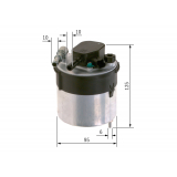 Filtro de combustible BOSCH F026402204