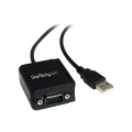 StarTech.com Cable 1,8m USB a Puerto Serie Serial RS232 DB9 con Retención del Puerto de Asignación COM - adaptador serie