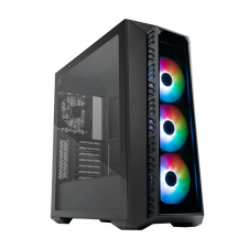 GABINETE COOLER MASTER (MB520-KGNN-S01) MASTERBOXMB520,VIDRIO TEMP,3FAN ARGB,ATX,NEGRO,S/FUENTE