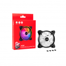 Ventilador XPG Hurricane 120mm ARGB PWM, 120mm, 2000RPM, ARGB, Negro/Blanco