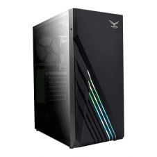 GABINETE NACEB (NA-0612) ZION CRISTAL 3 VENTILADORES RGB 1*USB 3.0 2*USB 2.0 SIN FUENTE.