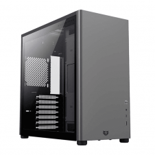 GABINETE BALAM RUSH (BR-935654) ERIS SPECIAL GM985,ATX,1*USB 3.0,1*USB C,CRISTAL TEMP,GRIS