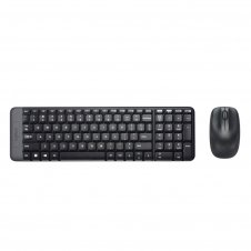 Logitech MK220 teclado Ratón incluido Oficina RF inalámbrico Negro