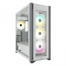 GABINETE CORSAIR (CC-9011227-WW) ICUE 7000X RGB 3,PANEL CRISTAL,BLANCO,ATX,SIN FUENTE