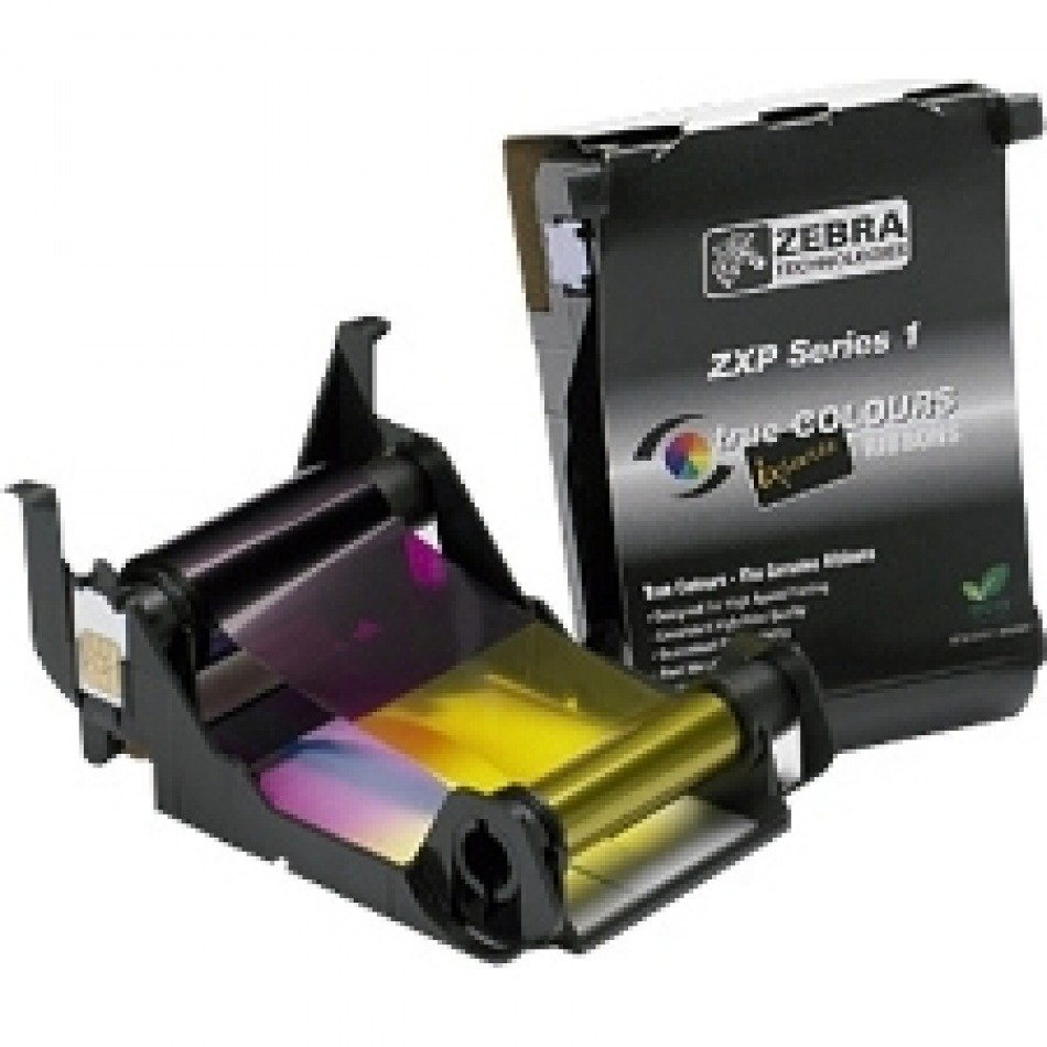Zebra ix Series YMCKO - 1 - color (cián, magenta, amarillo, negro, superpuesto) - cinta de impresión - para ZXP Series 1