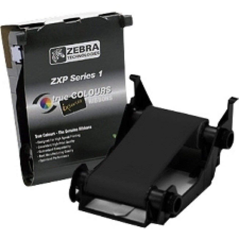 Zebra ix Series - 1 - negro / monocromo - cinta de impresión - para ZXP Series 1