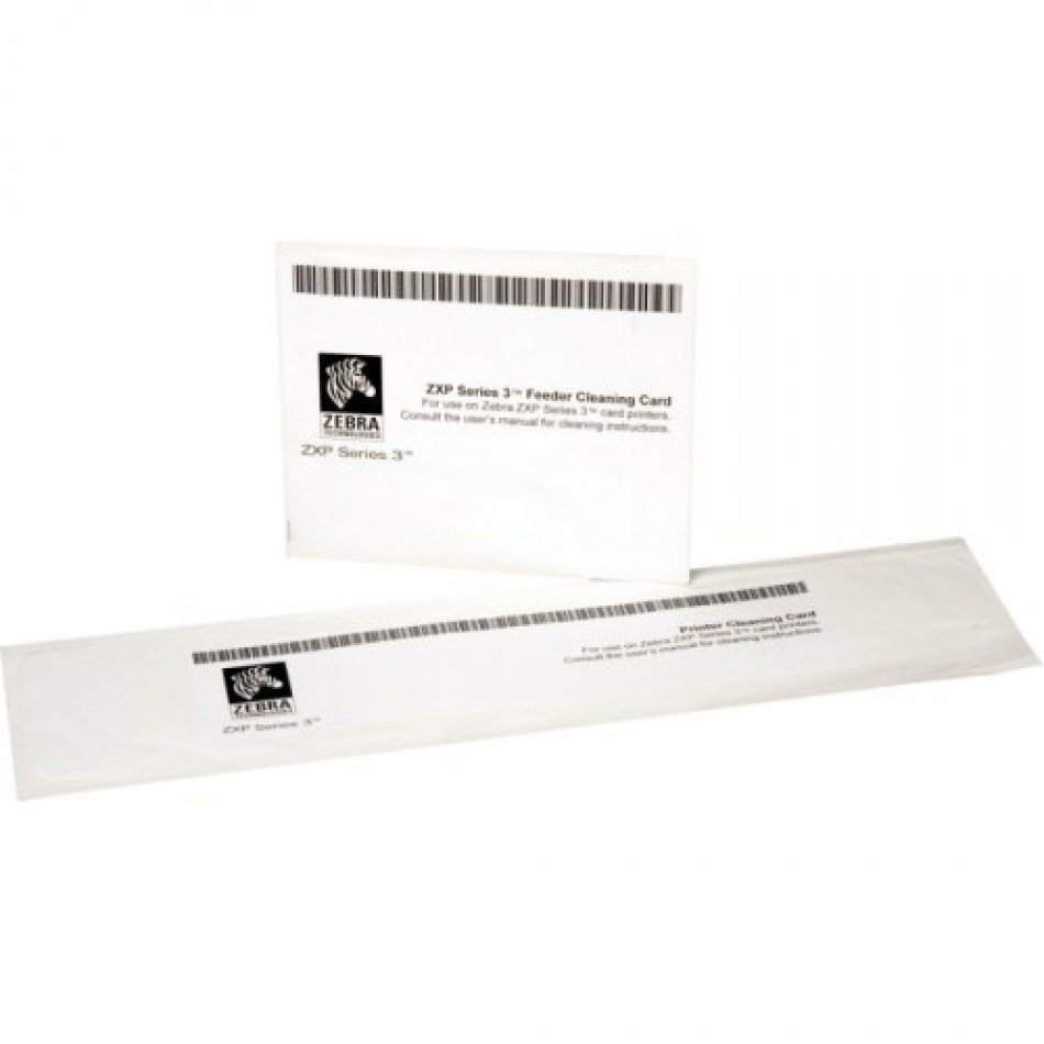 Zebra Cleaning Kit - Paquete de 8 - kit de tarjeta para limpieza de impresora - para ZXP Series 3, 3 QuikCard ID Solution