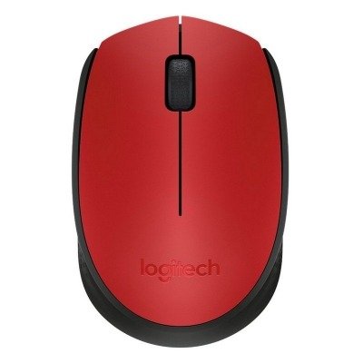 Logitech Wireless Raton M171 Rojo 910-004641