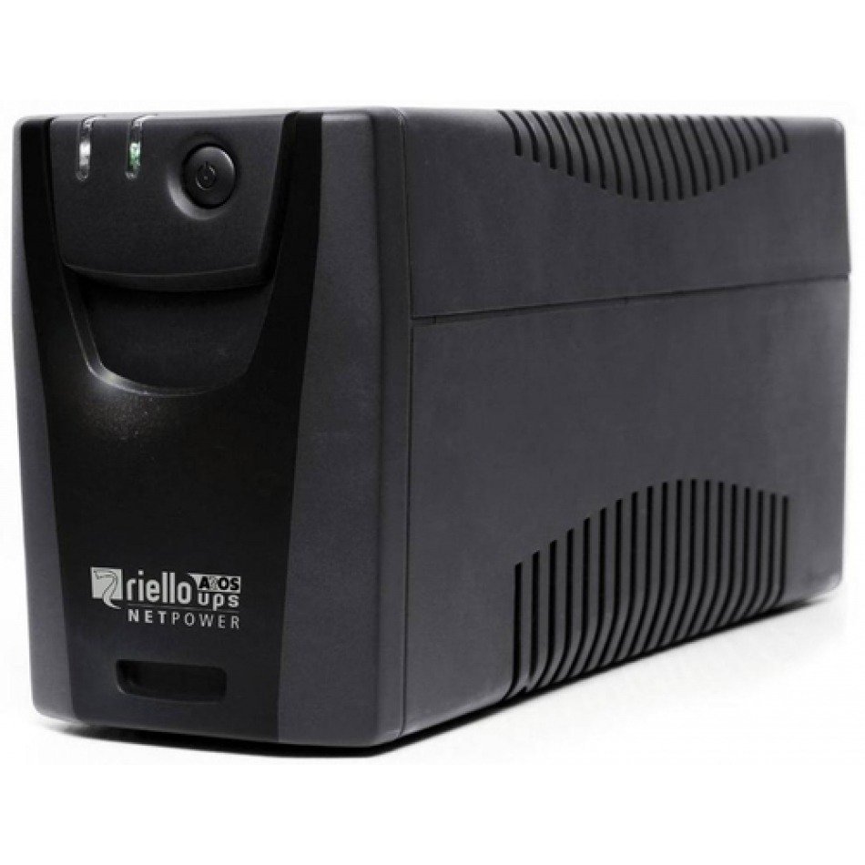 Riello UPS Net Power NPW 800 - UPS - CA 220/230/240 V - 480 vatios - 800 VA - USB - conectores de salida: 4 - negro