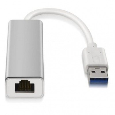 Aisens - Conversor Usb 3.0 A Ethernet Gigabit 10/100/1000 Mbps, 15Cm