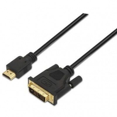 Aisens-Cable Dvi A Hdmi, Dvi18+1/M-Hdmi A/M, Negro, 1.8M