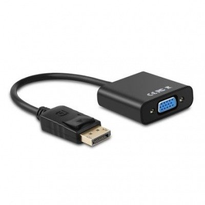 Aisens Conversor Displayport A Svga, Dp/M-Svga/H, Negro, 15Cm