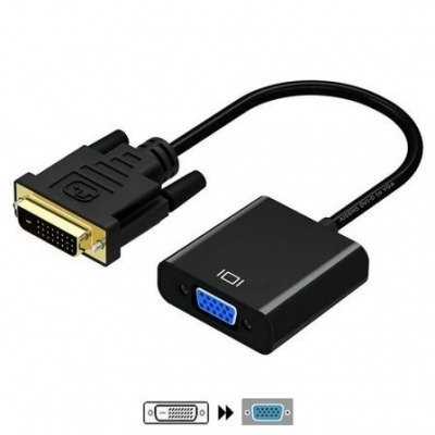 Aisens - Conversor Dvi-D A Vga, 24+1/M-Hdb15/H, Negro, 10Cm