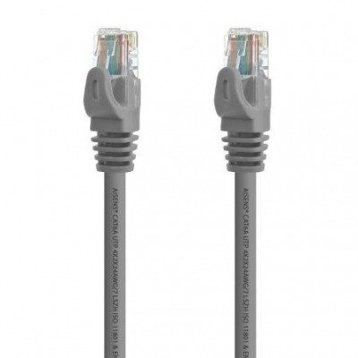 Aisens Cable De Red Rj45 Lszh Cat.6A 500 Mhz Utp Awg24 Gris 0,5M