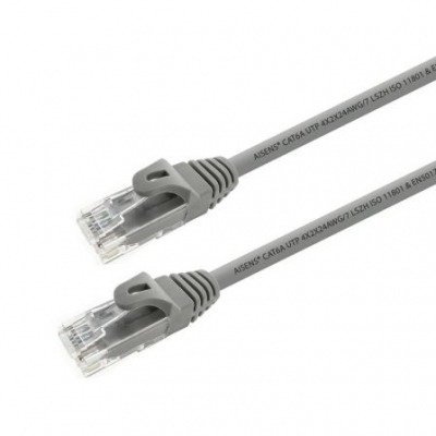 Aisens Cable De Red Rj45 Lszh Cat.6A 500 Mhz Utp Awg24 Gris 15M