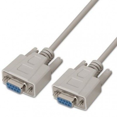 Aisens Cable Serie Rs232 Db9/H-Db9/H Beige 1,8M