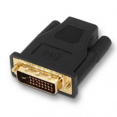 Aisens Adaptador Dvi A Hdmi 24+1/M-Hdmi A/H Oro Negro