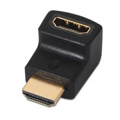 Aisens Adaptador Hdmi Acodado A/H-A/M Negro