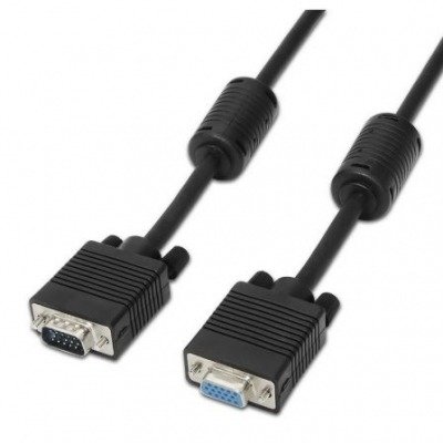 Aisens Cable Svga Con Ferrita Hdb15/M-Hdb15/H Negro 1,8M