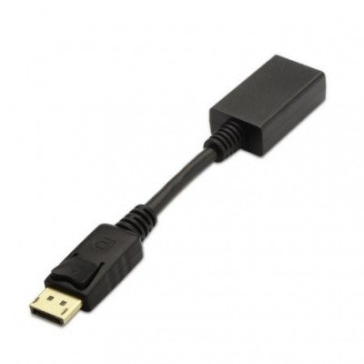 Aisens-Conversor Displayport A Hdmi, Dp/M-Hdmi A/H, Negro, 15Cm