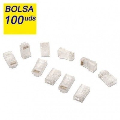 Aisens Conector Rj45 8 Hilos Cat.5E Awg24 (100 Uds)