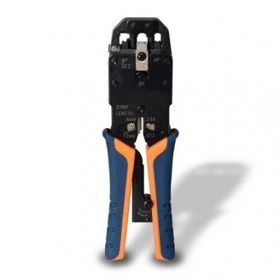 Aisens Tenaza Metálica De Crimpar Rj10/Rj11/Rj12/Rj45 De Carraca