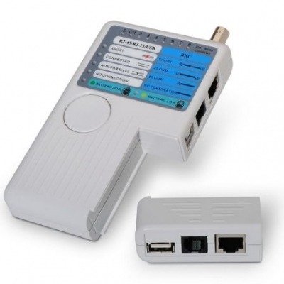 Aisens Testeador Para Cable Rj11/Rj12/Rj45 Usb Coaxial