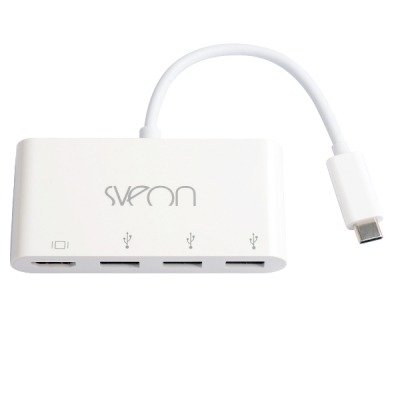 Docking USB 3.1 Tipo C con 3 puertos USB 3.0 y HDMI 4K Sveon SCT502