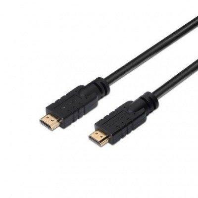 Aisens A120-0373 Cable HDMI V2.0 HEC 4K@60Hz 18Gbps con repetidor A/M-A/M 15m
