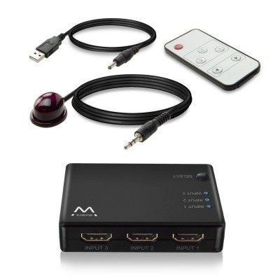 Ewent EW3730 Mini Splitter HDMI 1x3 4K 60hz