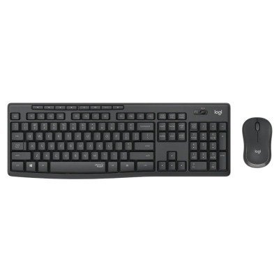 Teclado y Ratón Inalámbricos Logitech Silent Touch MK295 Grafito