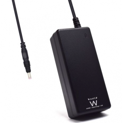 Ewent Cargador Portatil 65W 19V 3.42A para TOSHIBA, ACER, DELTA. Conector: 5.5*1.7mm
