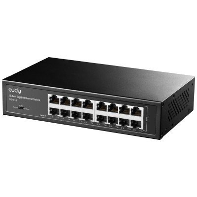 CUDY GS1016 Switch 16 Puertos Gigabit 10/100/1000 Metal